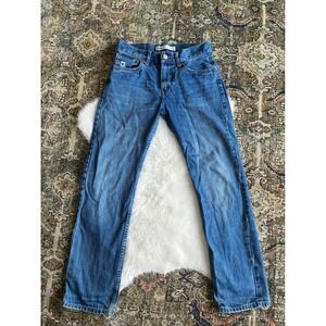 Levi's 514 Straight Jeans Kids Youth Blue Denim W28 L28